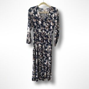 Long Sleeved Floral Maxi Dress